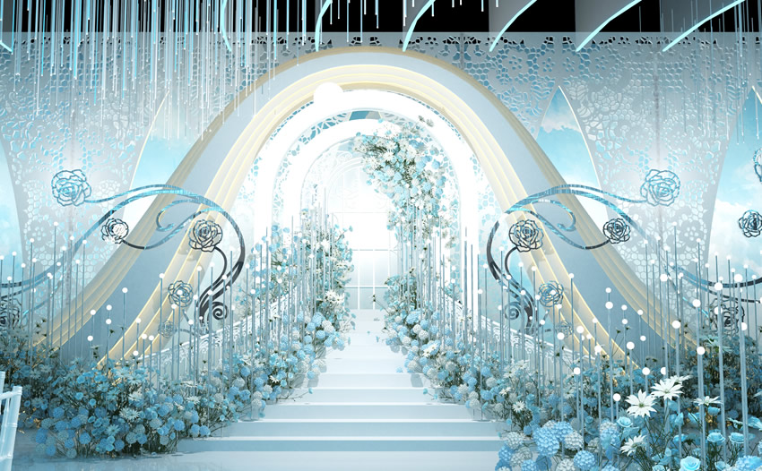 祥云釡香烙馍村水晶厅效果展示